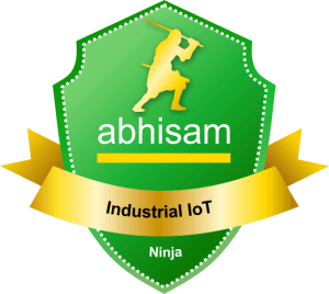 Abhisam IIoT Ninja badge